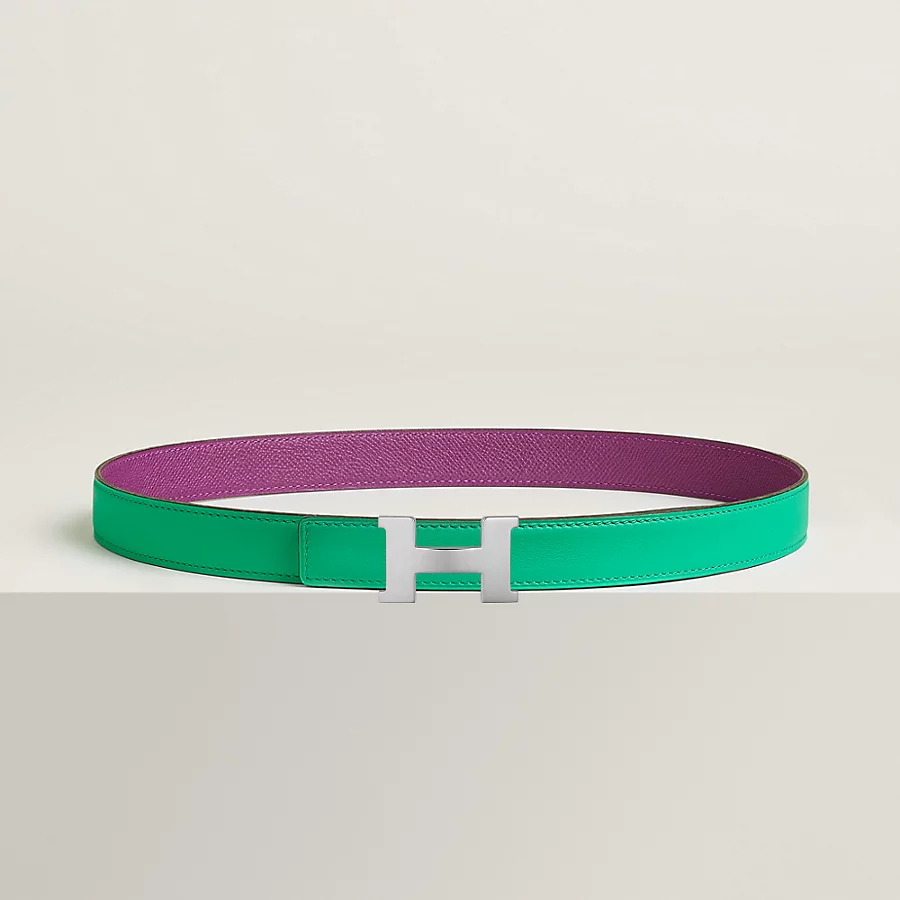 Mini Constance belt buckle & Reversible leather strap 24 mm - Image 1